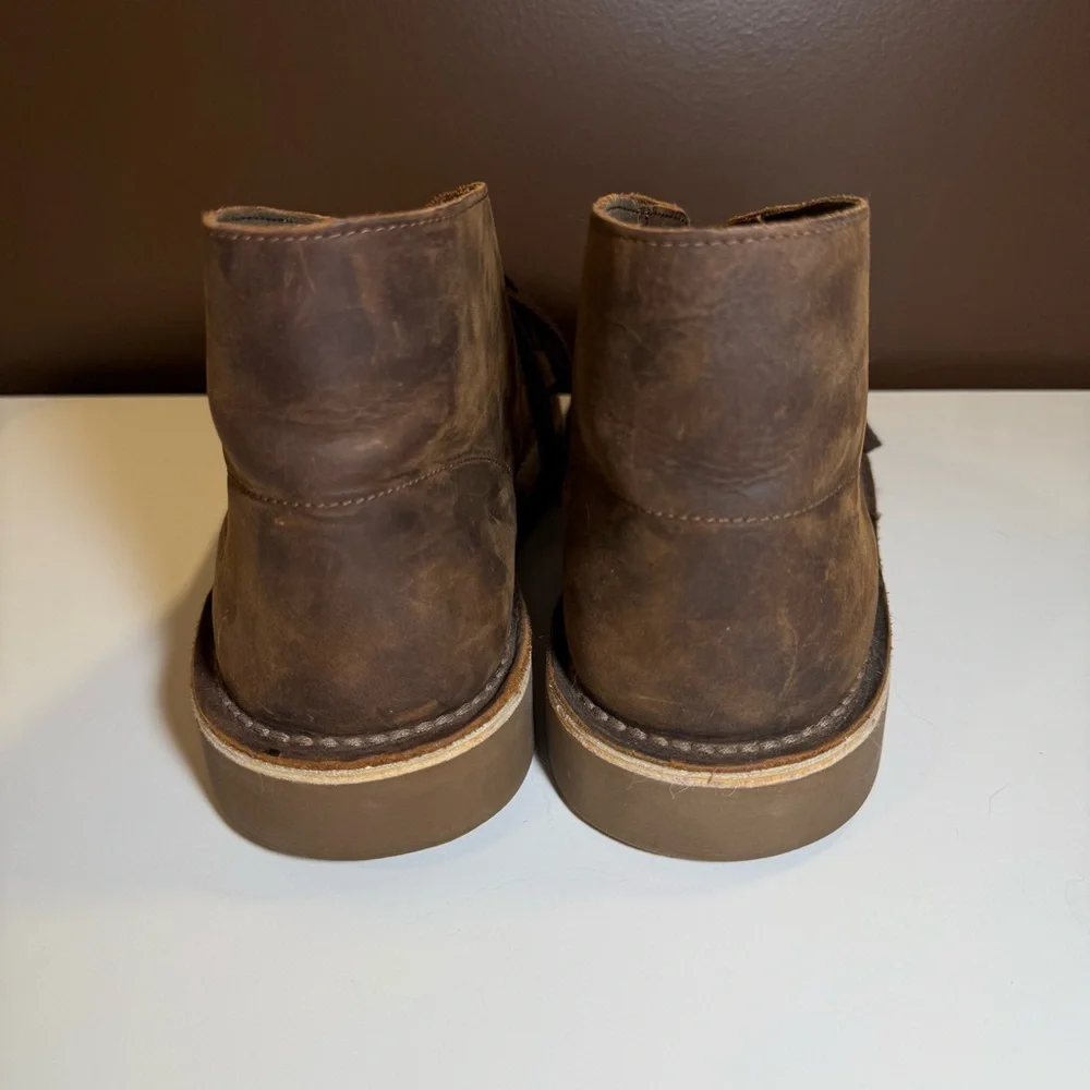 Clarks Men’s Leather Desert Chukka Boots Brown – Size 13 - Picture 5 of 11